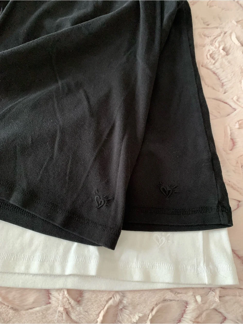 Lot of 3 Justice Tank Tops - Size 14 - Two Black & One White